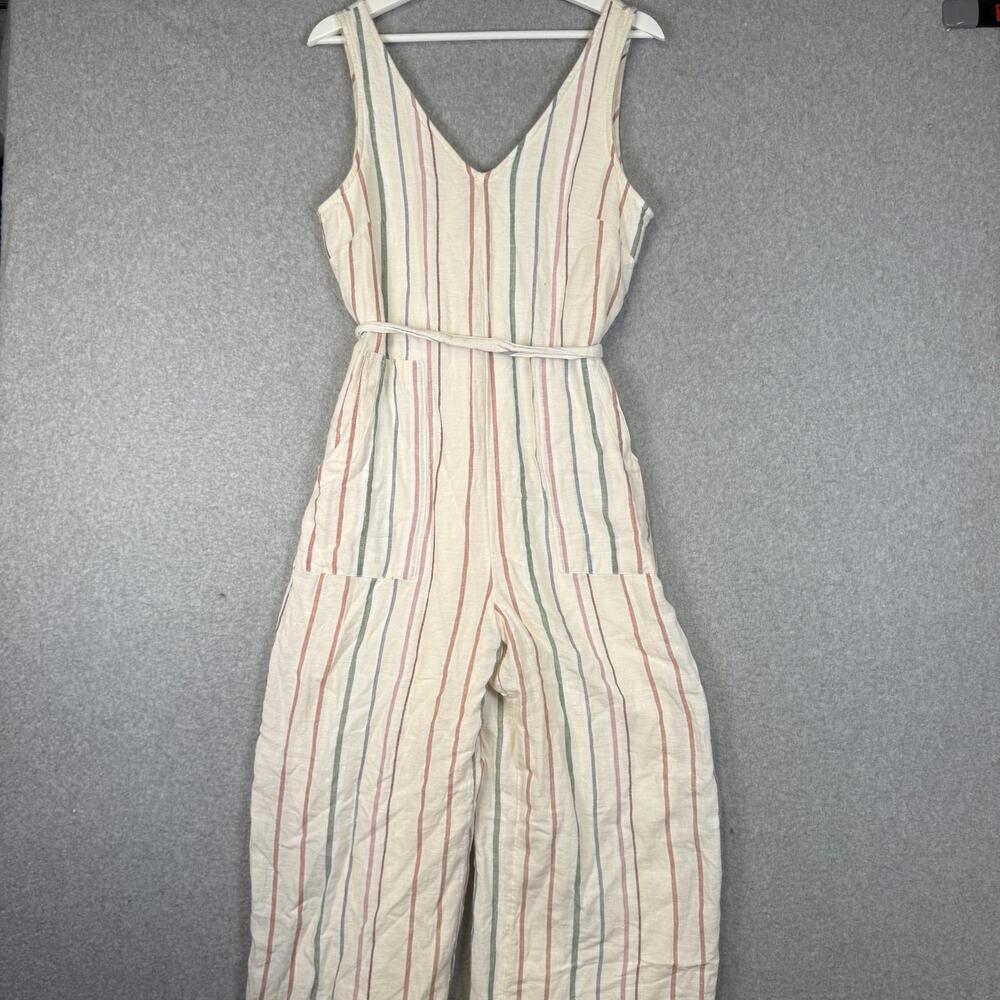 American Eagle Size Small Women’s Multicolor Striped V-Neck Jumpsuit